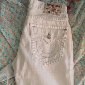 White True Religion Jeans